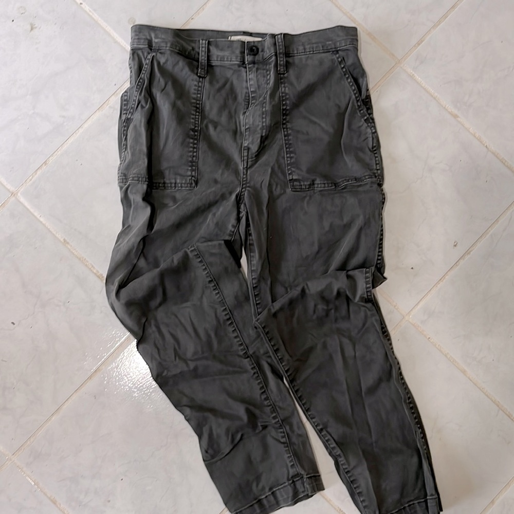 Madewell High rise Gray pants